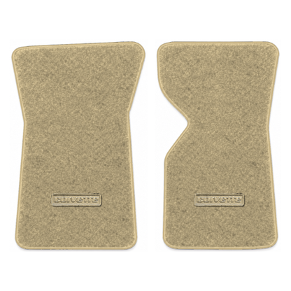 Illustration of 1978 Chevrolet Corvette floor mats with the #D008 Die-Electric 1976-82 Corvette l...