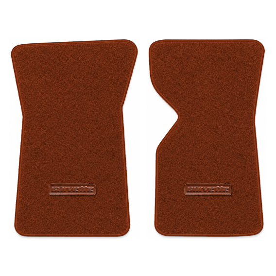 Illustration of 1982 Chevrolet Corvette floor mats with the #D008 Die-Electric 1976-82 Corvette l...