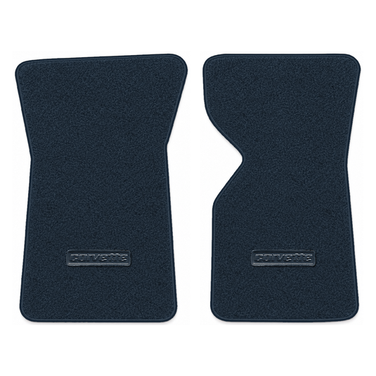 Illustration of 1977 Chevrolet Corvette floor mats with the #D008 Die-Electric 1976-82 Corvette l...
