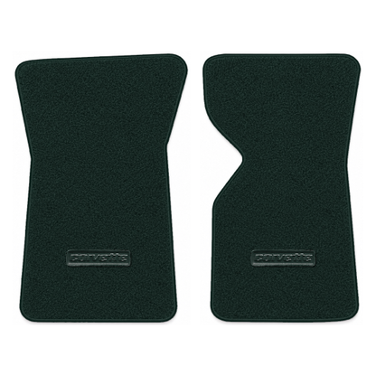 Illustration of 1978 Chevrolet Corvette floor mats with the #D008 Die-Electric 1976-82 Corvette l...