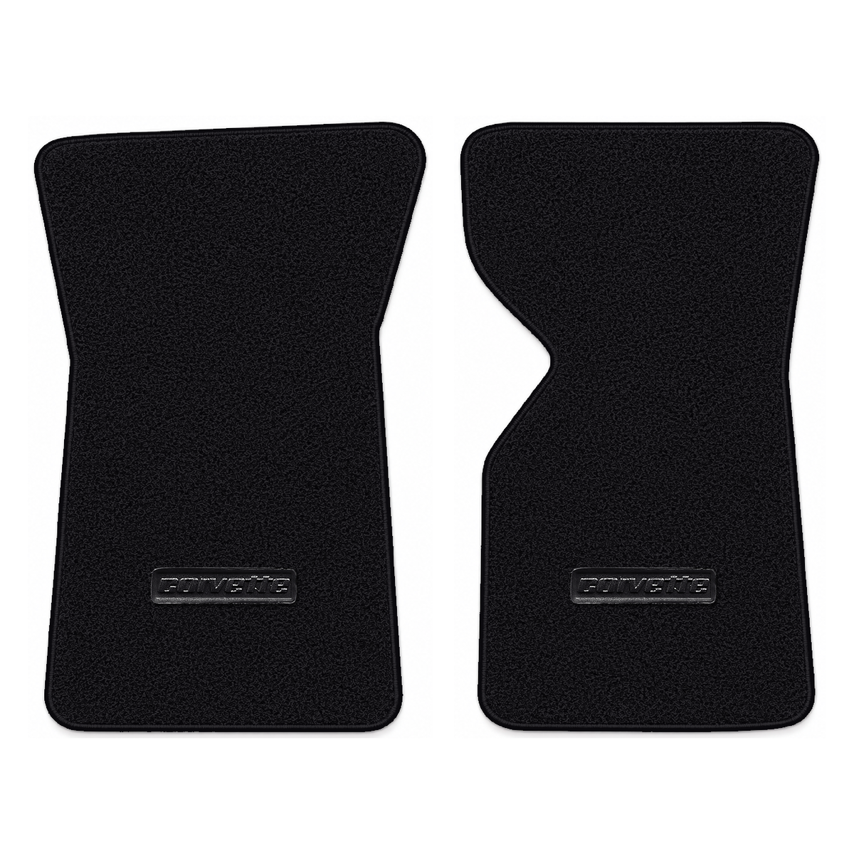 Illustration of 1982 Chevrolet Corvette floor mats with the #D008 Die-Electric 1976-82 Corvette l...