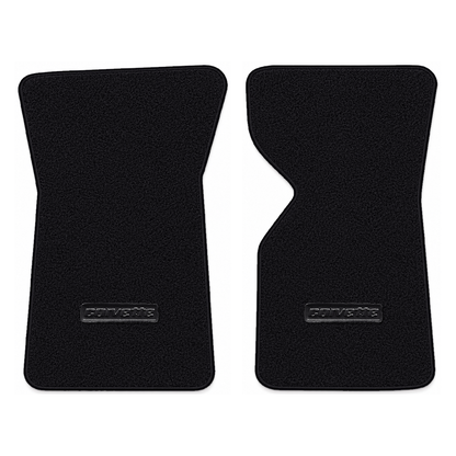 Illustration of 1982 Chevrolet Corvette floor mats with the #D008 Die-Electric 1976-82 Corvette l...