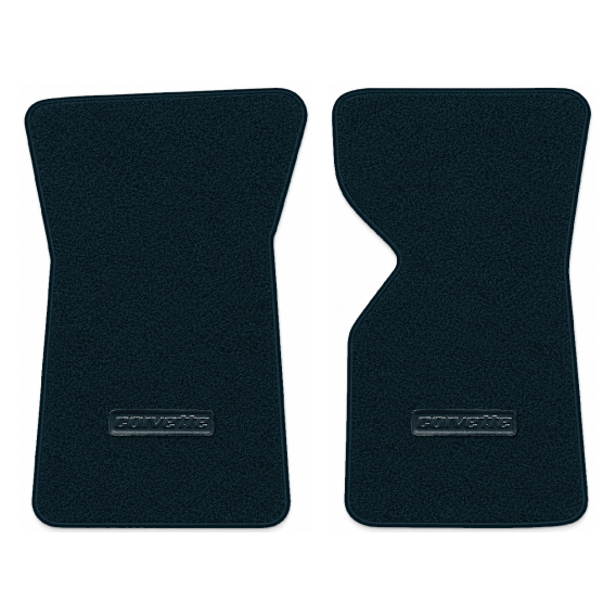 Illustration of 1982 Chevrolet Corvette floor mats with the #D008 Die-Electric 1976-82 Corvette l...