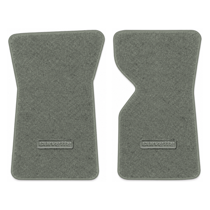 Illustration of 1978 Chevrolet Corvette floor mats with the #D008 Die-Electric 1976-82 Corvette l...