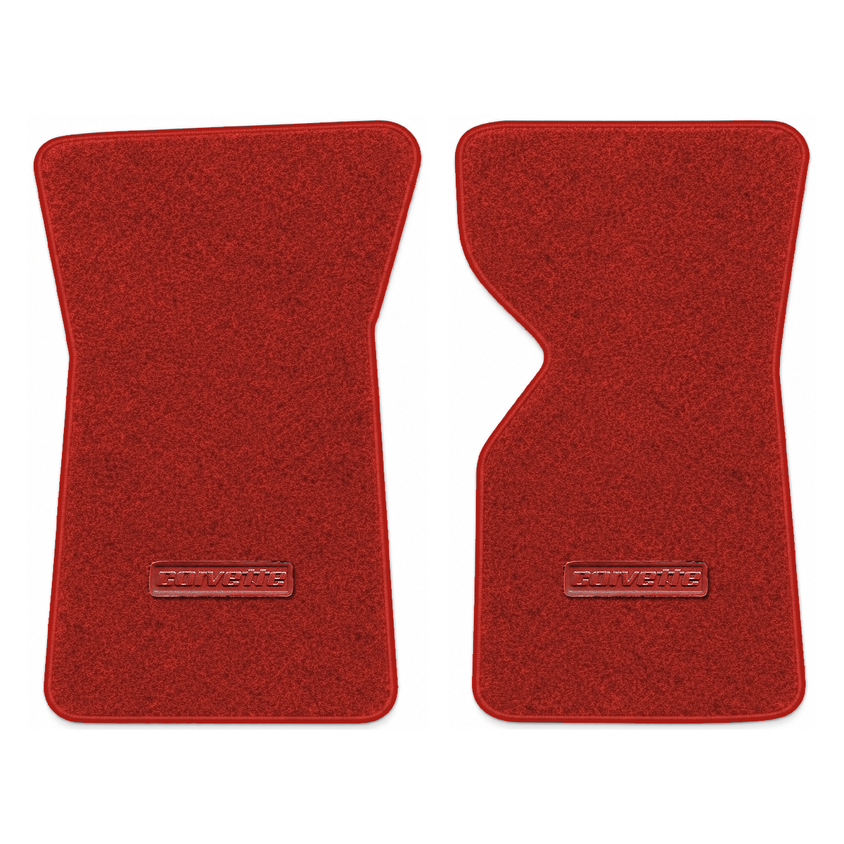 Illustration of 1978 Chevrolet Corvette floor mats with the #D008 Die-Electric 1976-82 Corvette l...