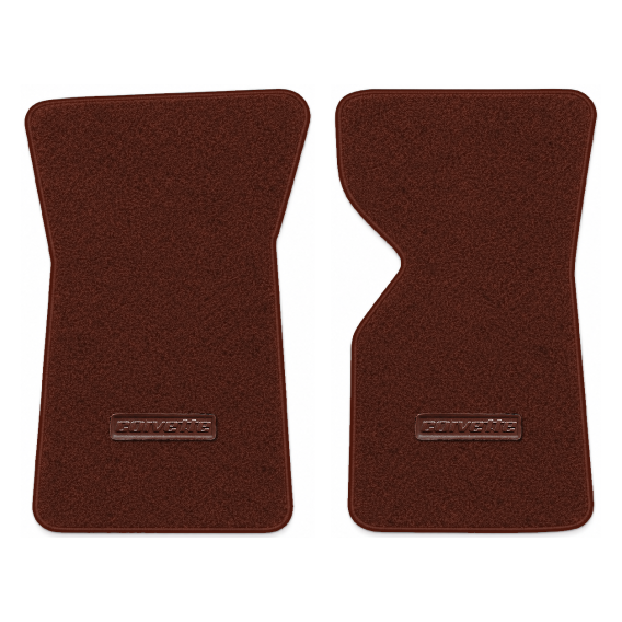 Illustration of 1978 Chevrolet Corvette floor mats with the #D008 Die-Electric 1976-82 Corvette l...