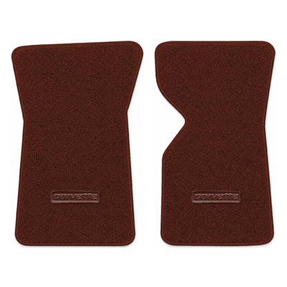 Illustration of 1978 Chevrolet Corvette floor mats with the #D008 Die-Electric 1976-82 Corvette l...