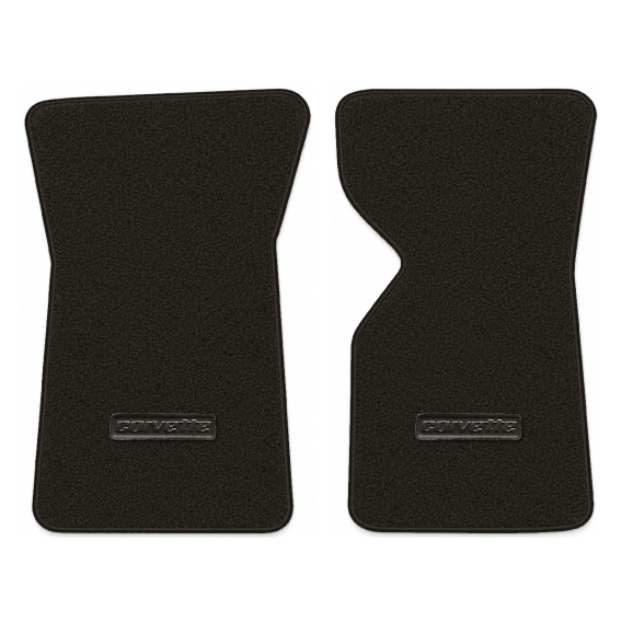 Illustration of 1982 Chevrolet Corvette floor mats with the #D008 Die-Electric 1976-82 Corvette l...