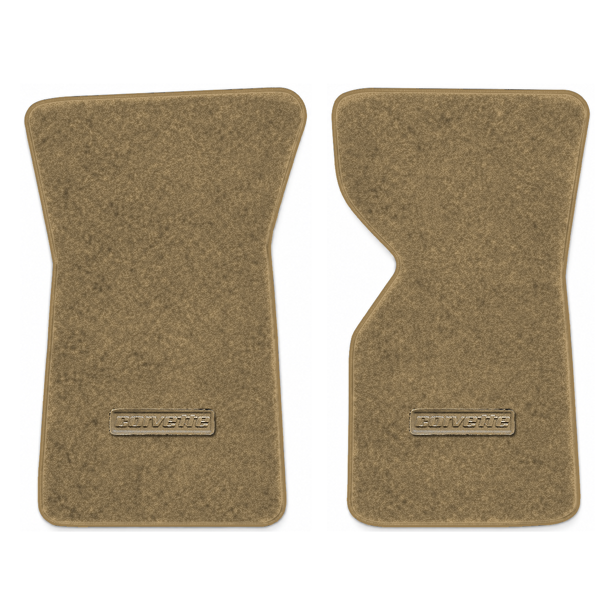 Illustration of 1978 Chevrolet Corvette floor mats with the #D008 Die-Electric 1976-82 Corvette l...