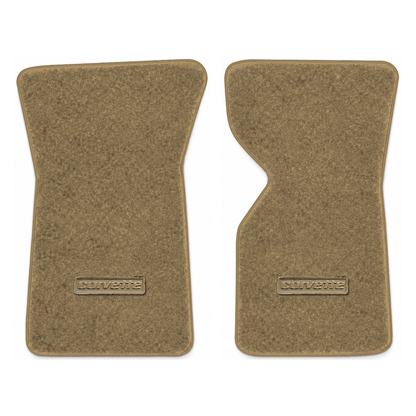Illustration of 1978 Chevrolet Corvette floor mats with the #D008 Die-Electric 1976-82 Corvette l...