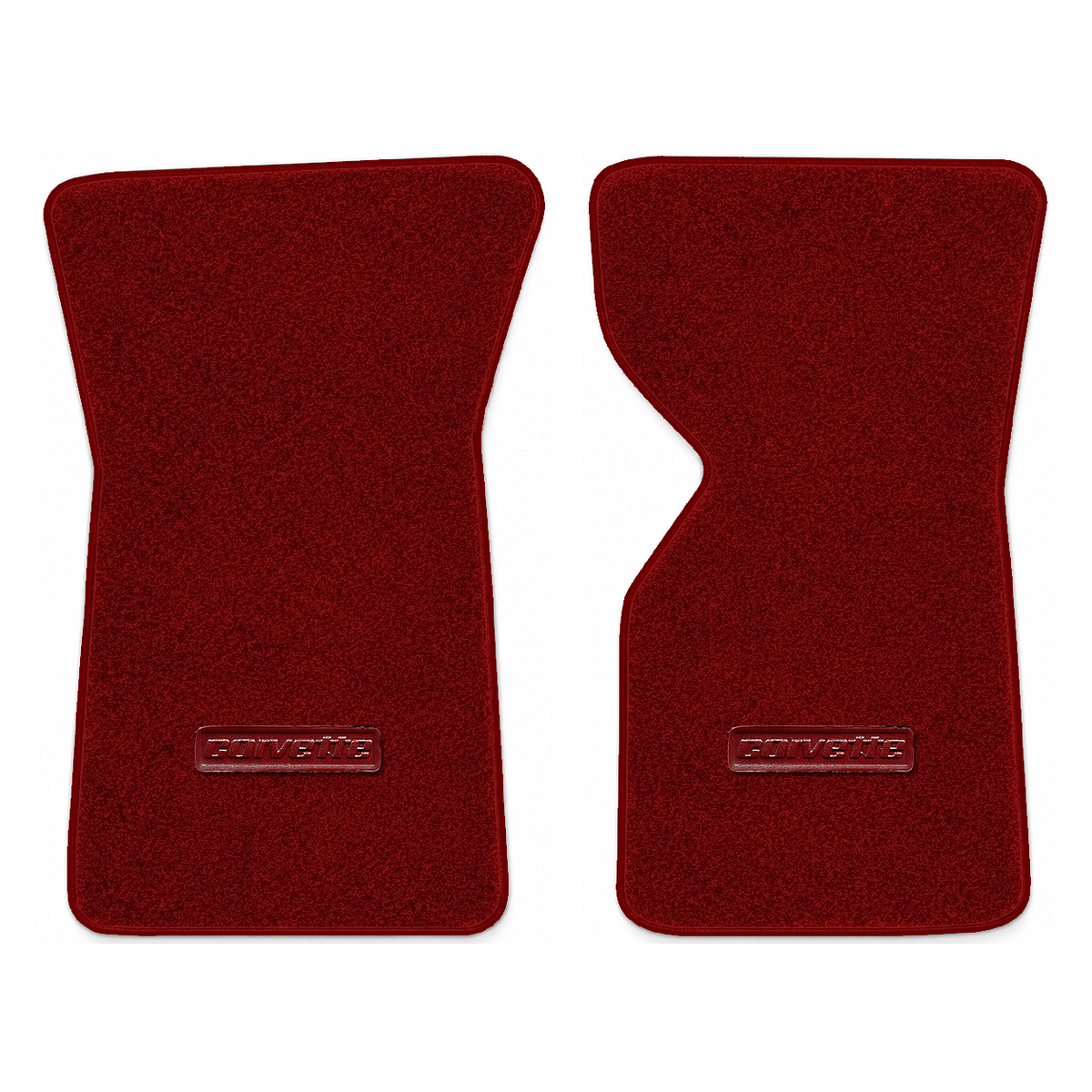 Illustration of 1978 Chevrolet Corvette floor mats with the #D008 Die-Electric 1976-82 Corvette l...