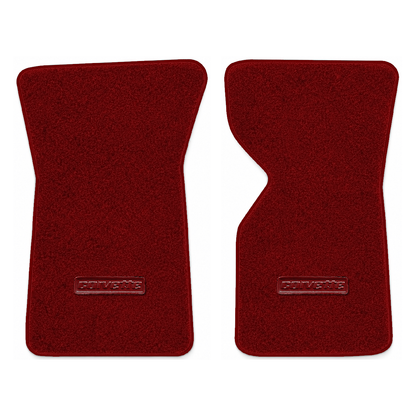 Illustration of 1982 Chevrolet Corvette floor mats with the #D008 Die-Electric 1976-82 Corvette l...