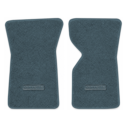 Illustration of 1978 Chevrolet Corvette floor mats with the #D008 Die-Electric 1976-82 Corvette l...