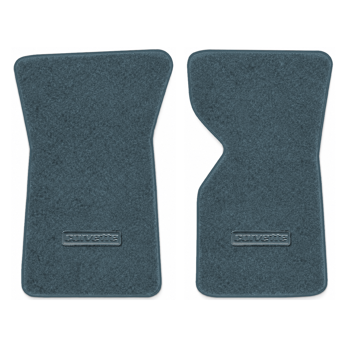 Illustration of 1982 Chevrolet Corvette floor mats with the #D008 Die-Electric 1976-82 Corvette l...