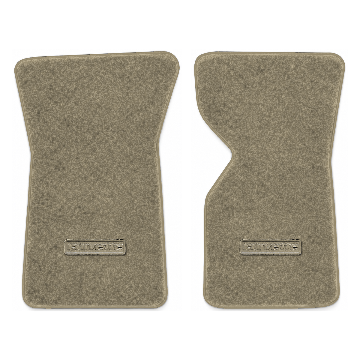 Illustration of 1982 Chevrolet Corvette floor mats with the #D008 Die-Electric 1976-82 Corvette l...