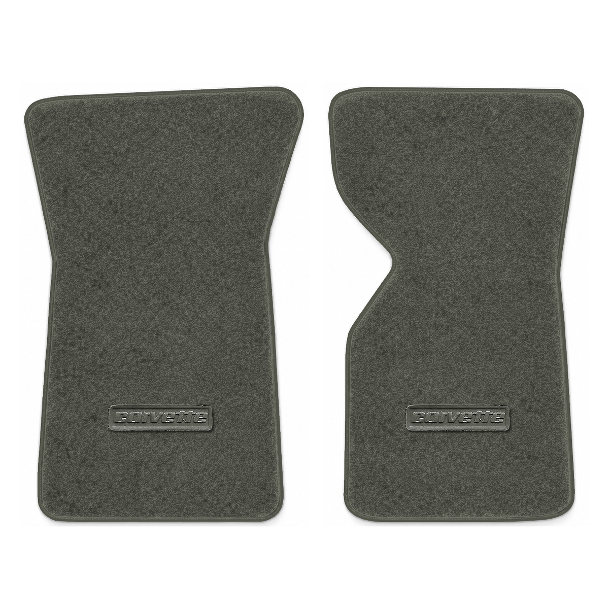 Illustration of 1982 Chevrolet Corvette floor mats with the #D008 Die-Electric 1976-82 Corvette l...