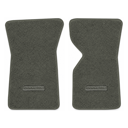 Illustration of 1982 Chevrolet Corvette floor mats with the #D008 Die-Electric 1976-82 Corvette l...