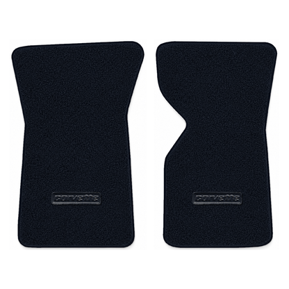 Illustration of 1982 Chevrolet Corvette floor mats with the #D008 Die-Electric 1976-82 Corvette l...