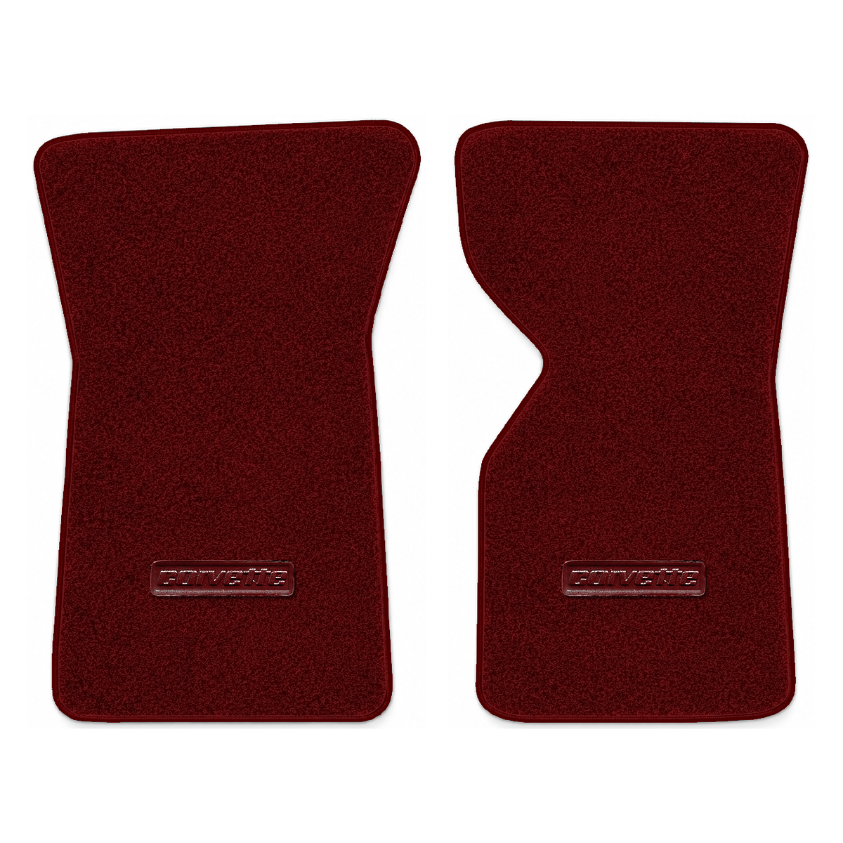 Illustration of 1978 Chevrolet Corvette floor mats with the #D008 Die-Electric 1976-82 Corvette l...