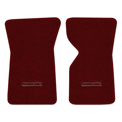Illustration of 1982 Chevrolet Corvette floor mats with the #D008 Die-Electric 1976-82 Corvette l...