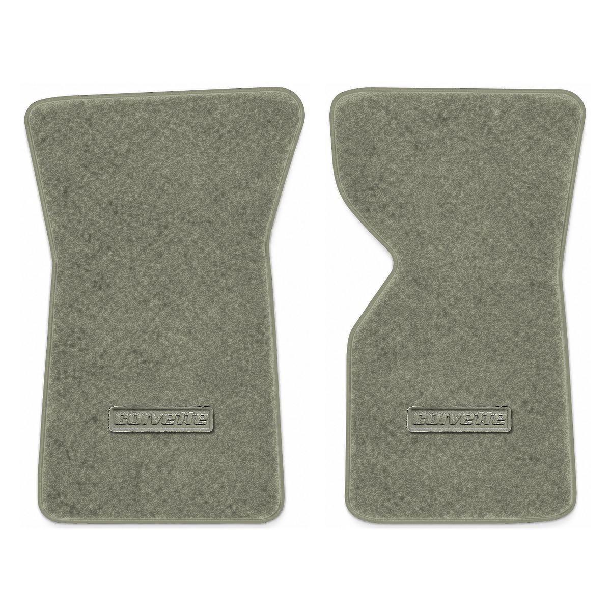 Illustration of 1982 Chevrolet Corvette floor mats with the #D008 Die-Electric 1976-82 Corvette l...