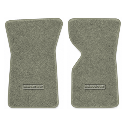 Illustration of 1982 Chevrolet Corvette floor mats with the #D008 Die-Electric 1976-82 Corvette l...
