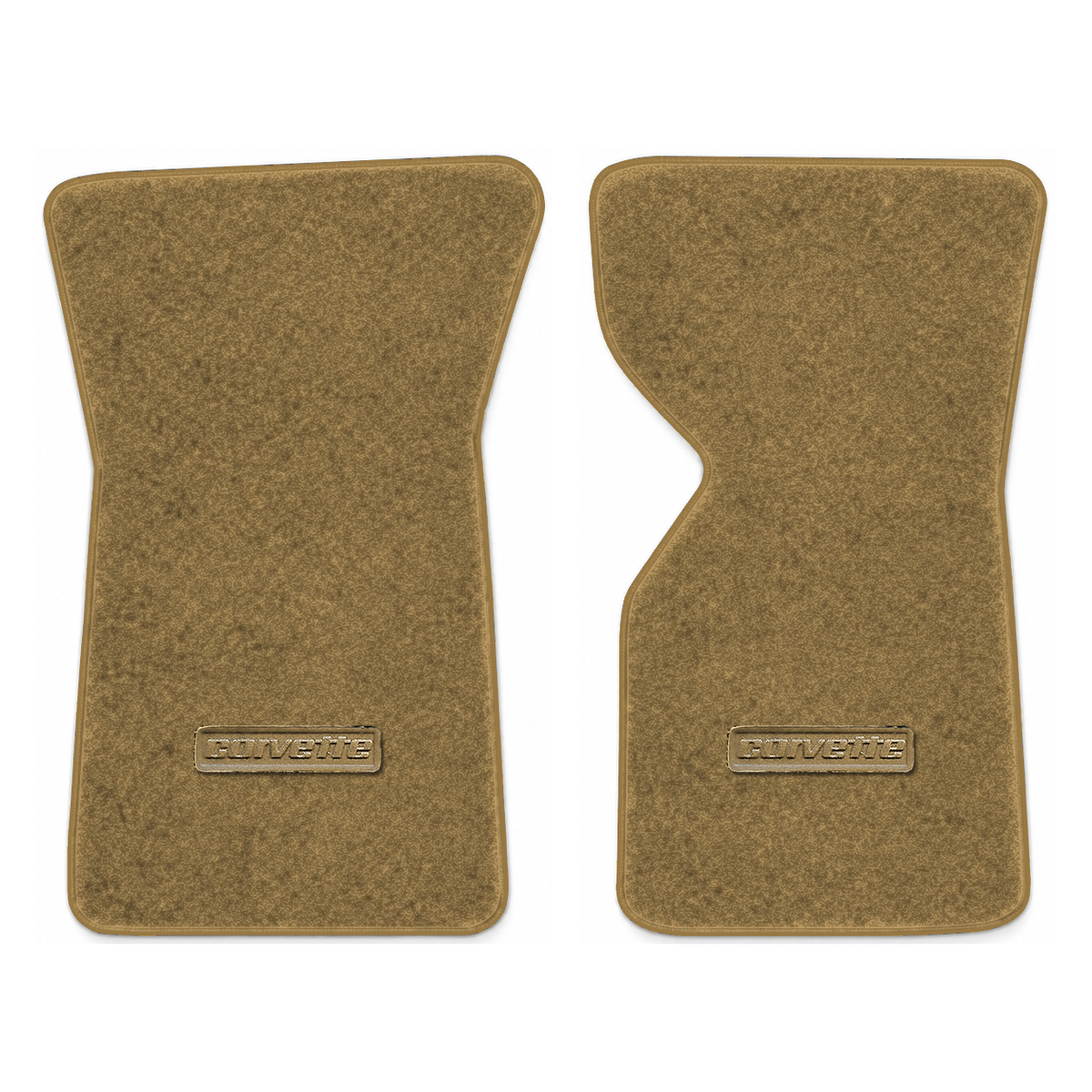 Illustration of 1982 Chevrolet Corvette floor mats with the #D008 Die-Electric 1976-82 Corvette l...
