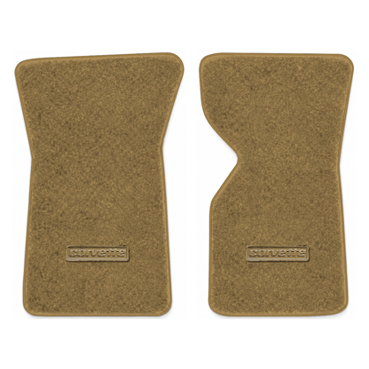 Illustration of 1982 Chevrolet Corvette floor mats with the #D008 Die-Electric 1976-82 Corvette l...