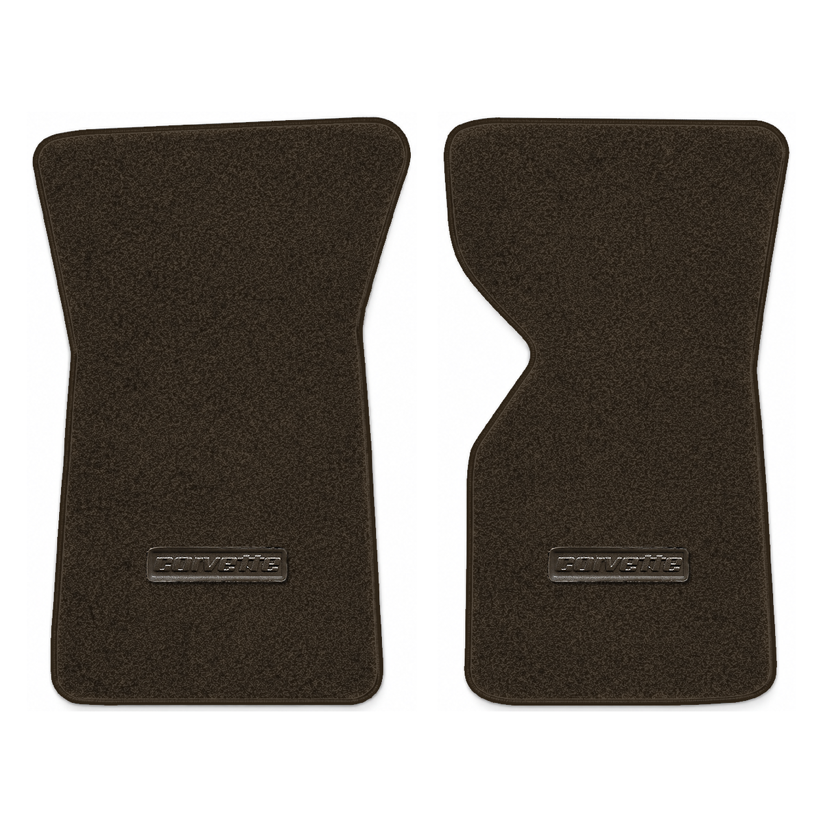Illustration of 1978 Chevrolet Corvette floor mats with the #D008 Die-Electric 1976-82 Corvette l...