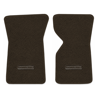 Illustration of 1982 Chevrolet Corvette floor mats with the #D008 Die-Electric 1976-82 Corvette l...