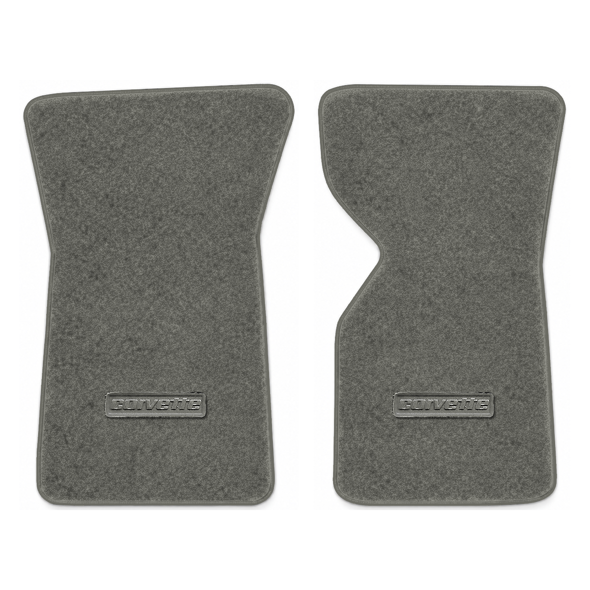 Illustration of 1982 Chevrolet Corvette floor mats with the #D008 Die-Electric 1976-82 Corvette l...