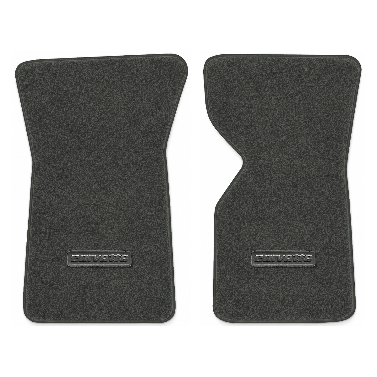 Illustration of 1982 Chevrolet Corvette floor mats with the #D008 Die-Electric 1976-82 Corvette l...