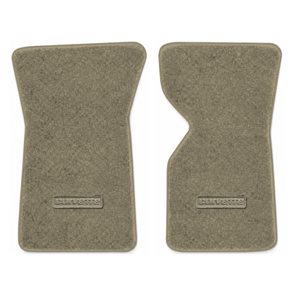 Illustration of 1982 Chevrolet Corvette floor mats with the #D008 Die-Electric 1976-82 Corvette l...