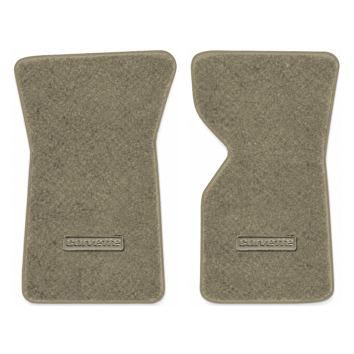 Illustration of 1978 Chevrolet Corvette floor mats with the #D008 Die-Electric 1976-82 Corvette l...