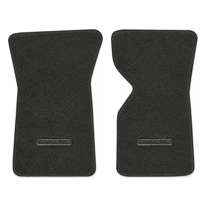 Illustration of 1982 Chevrolet Corvette floor mats with the #D008 Die-Electric 1976-82 Corvette l...
