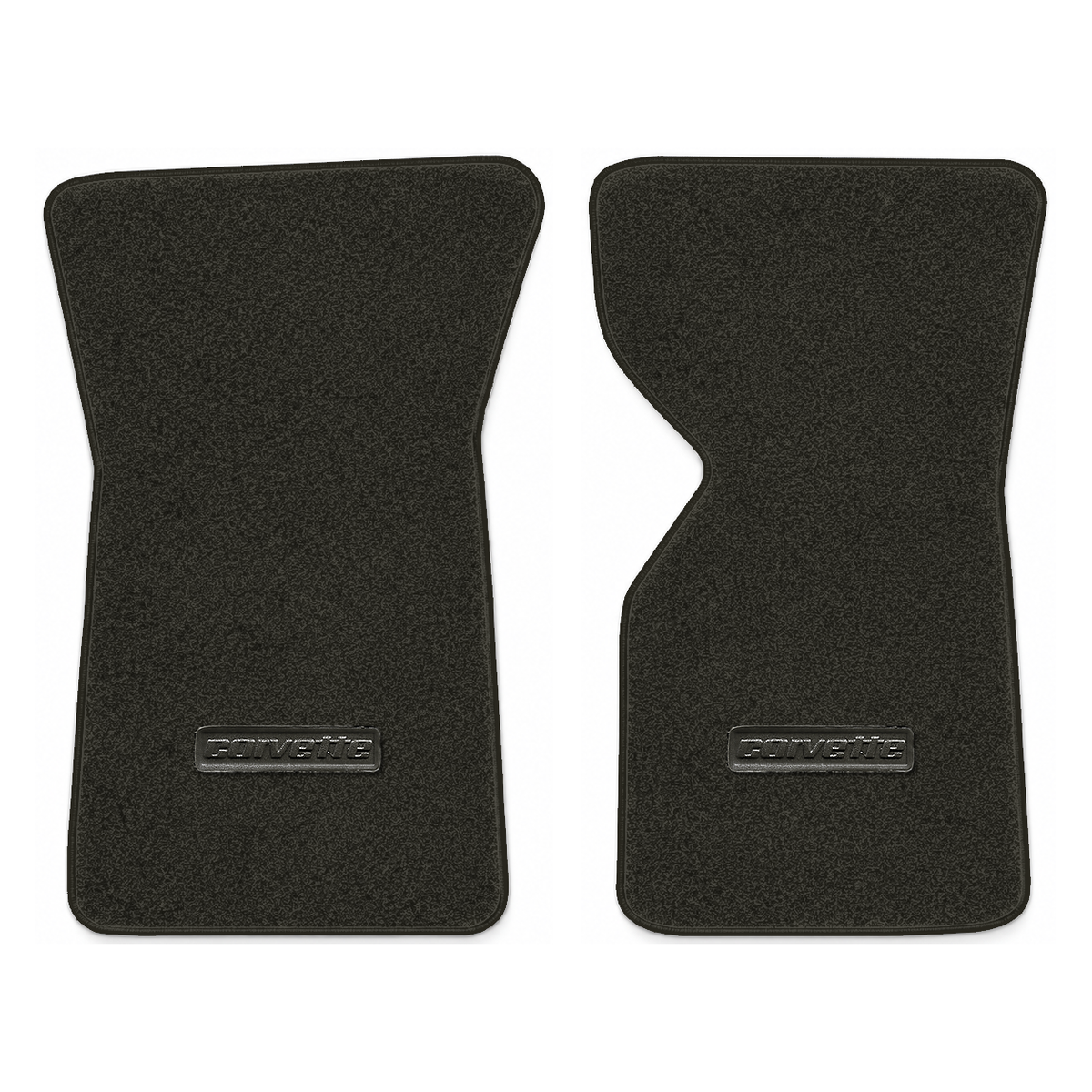 Illustration of 1982 Chevrolet Corvette floor mats with the #D008 Die-Electric 1976-82 Corvette l...