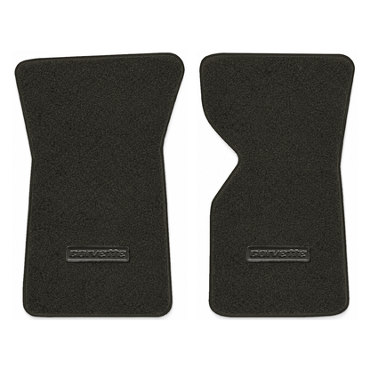 Illustration of 1978 Chevrolet Corvette floor mats with the #D008 Die-Electric 1976-82 Corvette l...
