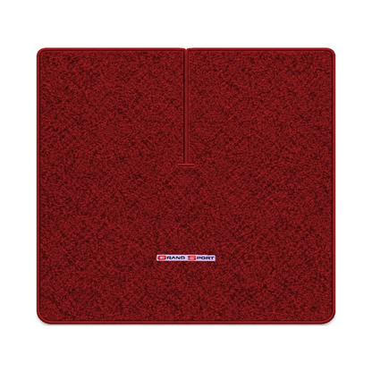 Illustration of 1987 Chevrolet Corvette coupe cargo mat with the #114 1996 Corvette Grand Sport l...