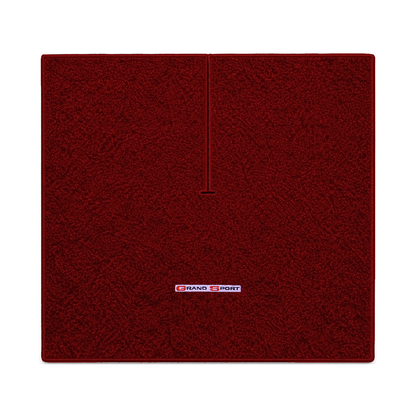 Illustration of 1987 Chevrolet Corvette coupe cargo mat with the #114 1996 Corvette Grand Sport l...