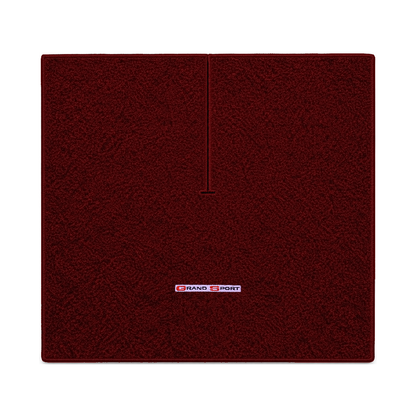 Illustration of 1989 Chevrolet Corvette coupe cargo mat with the #114 1996 Corvette Grand Sport l...