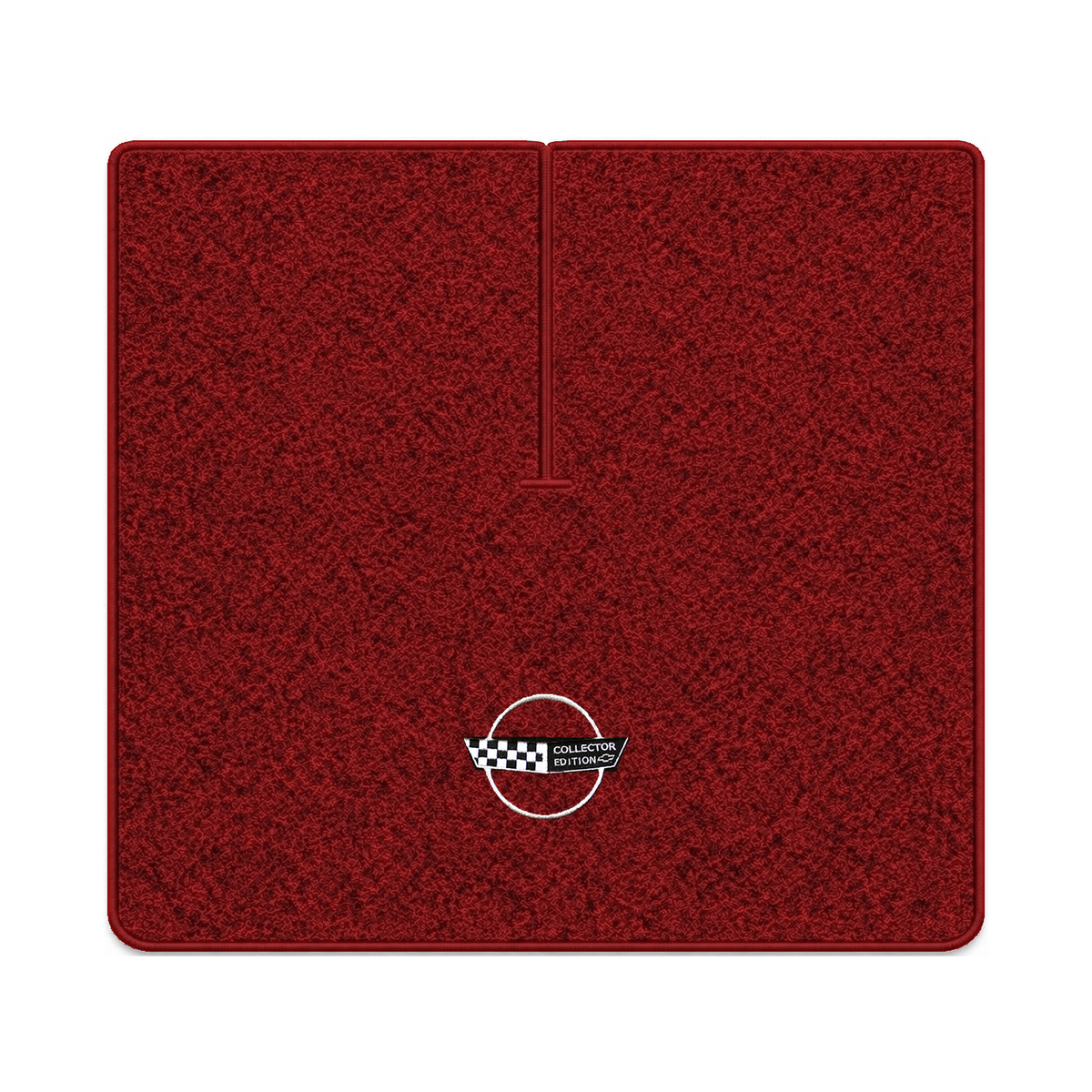 Illustration of 1990 Chevrolet Corvette coupe cargo mat with the #115 1996 Corvette Collectors Ed...