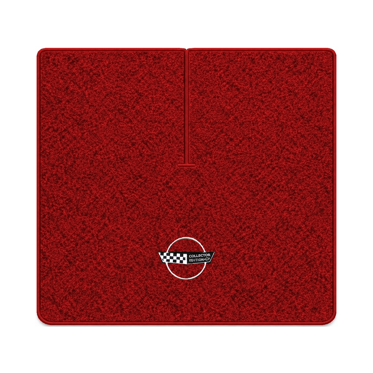 Illustration of 1984 Chevrolet Corvette coupe cargo mat with the #115 1996 Corvette Collectors Ed...