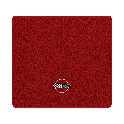 Illustration of 1995 Chevrolet Corvette coupe cargo mat with the #115 1996 Corvette Collectors Ed...