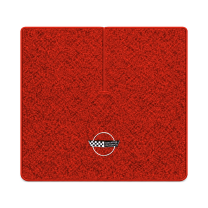 Illustration of 1984 Chevrolet Corvette coupe cargo mat with the #115 1996 Corvette Collectors Ed...