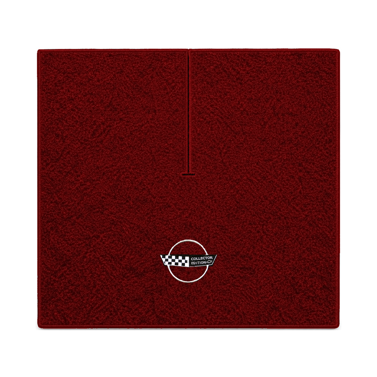 Illustration of 1990 Chevrolet Corvette coupe cargo mat with the #115 1996 Corvette Collectors Ed...