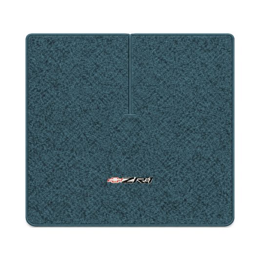 Illustration of 1993 Chevrolet Corvette coupe cargo mat with the #120 ZR1 Corvette logo in Cutpil...