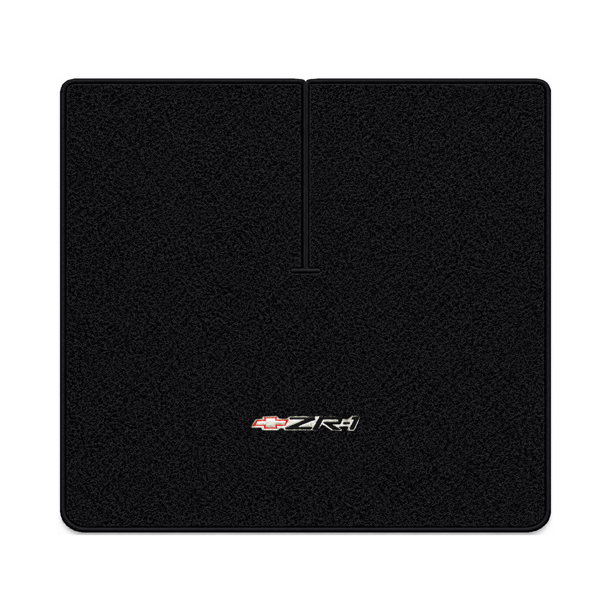Illustration of 1984 Chevrolet Corvette coupe cargo mat with the #120 ZR1 Corvette logo in Cutpil...