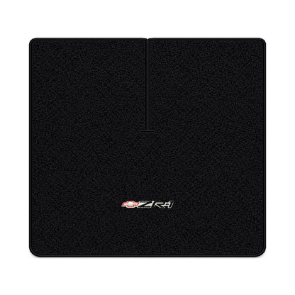 Illustration of 1984 Chevrolet Corvette coupe cargo mat with the #120 ZR1 Corvette logo in Cutpil...