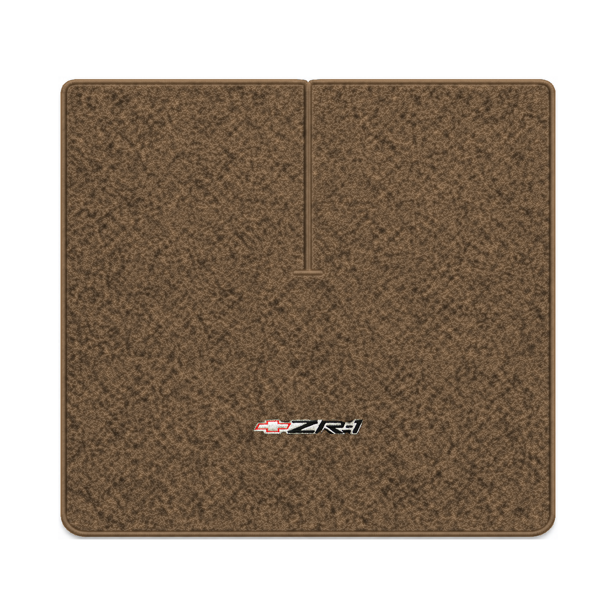 Illustration of 1984 Chevrolet Corvette coupe cargo mat with the #120 ZR1 Corvette logo in Cutpil...