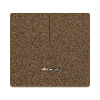 Illustration of 1984 Chevrolet Corvette coupe cargo mat with the #120 ZR1 Corvette logo in Cutpil...